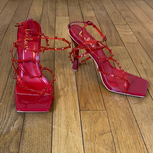 Lulu’s Strapy Heels - Picture 1 of 2